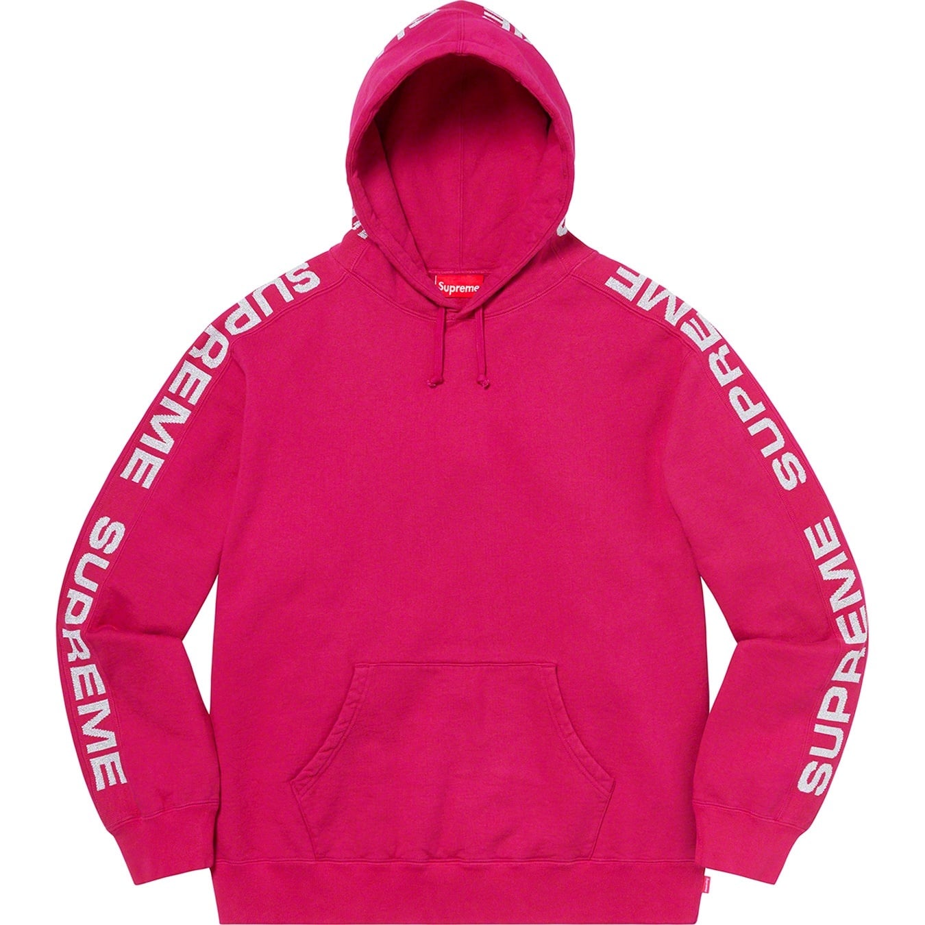 Metallic Rib Hooded Sweatshirt view 6